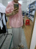 怡曼芙衬衫女短袖夏季新款休闲小衫减龄小个子收身显瘦宽松女士衬衣上衣 粉色 L-建议105-120斤 晒单实拍图
