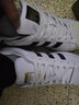 阿迪达斯（adidas）三叶草男鞋女鞋 25秋新款金标贝壳头情侣款运动时尚潮流休闲板鞋 黑/金标贝壳头/偏大 SUPERSTAR 41 内长255mm 实拍图