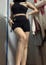 泉碧焱鲨鱼裤夏季打底裤女防走光安全裤无痕收腹提臀瑜伽裤修身芭比裤 三分鲨鱼裤【小码80-110斤】 升级无尴尬线 实拍图