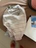 新一步（XINYIBU）保暖内衣女士秋冬舒绒纯棉加厚抗静电棉毛衫圆领条纹秋衣秋裤套装 浅灰杏8321 2XL 建议170-175cm，125-140斤 实拍图