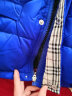 骑士贝勒男童羽绒服短款加厚儿童2022冬装新款保暖外套中大童男孩冬装韩版 宝蓝色 150 晒单实拍图