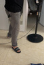 潮酷侯爷 九分休闲裤男弹力修身型小脚裤 春夏季薄款收脚休闲九分裤 黑色 31(2尺4) 实拍图