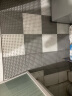 绿之源 浴室地垫防滑垫脚垫 自由拼接灰色6片装 淋浴房家用厕所卫生间 实拍图