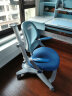 博士有成（BSUC） 儿童学习桌套装写字桌椅家用小学生书桌可升降调节电脑桌学生桌 公益新秀1.2米+舒压椅蓝色套装 实拍图