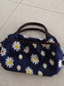 畅印防泼水牛津布女包多功能妈妈手提小布包便当包饭盒袋休闲帆布包 深蓝太阳花 实拍图