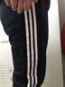 阿迪达斯（adidas）男裤 25秋季新款运动裤跑步训练裤子棉质透气休闲束脚针织长裤 绅士黑/双层针织/主推款 2XL 码【185-190cm/190-200斤】 实拍图