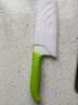 美瓷（MYCERA） 陶瓷刀 家居日常使用陶瓷刀 超薄锋利厨房用刀6.5寸大菜刀 （带刀鞘） 绿色 实拍图
