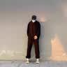 西域骆驼（VANCAMEL）卫衣套装男春秋连帽运动上衣长裤青年男士休闲两件套 黑色 XL  实拍图