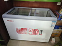 星星（XINGX）卧式展示冰柜商用大容量保鲜柜家用冰激凌雪糕卧式冷柜透明玻璃门款冰箱饮料柜速冻冷冻柜 253升平面玻璃门 一级能效丨长1.07米 实拍图