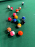 英辉（INVUI）台球子黑金刚水晶球黑8花式标准中式16彩台球用品桌球 8A57.2mm 实拍图