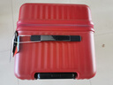 爱可乐（Echolac）超大容量拉杆箱时尚方形旅行箱TSA密码锁箱行李箱PC183K红色28吋 实拍图