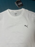 彪马（PUMA）官方 男子休闲纯棉印花圆领短袖T恤 ESS 848723 白色-02 XL(185/104A) 实拍图