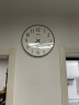 天王星（Telesonic）挂钟客厅卧室立体浮雕时钟创意挂墙表扫秒机芯免打孔石英钟表33cm 实拍图