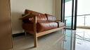 MUJI IDEE DIMANCHE 沙发 布艺沙发住宅家具现代简约 单人双人三人 棕色 3S 2.5人座 长190*宽87*高79cm 实拍图
