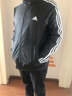 阿迪达斯 （adidas）外套男 2025秋季新款运动休闲服透气防风衣立领夹克男装 黑色立领/三叶草/情侣款 L 推荐155-175斤 实拍图