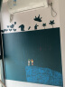 磁善家 黑板墙贴双层儿童黑板墙家用无尘黑板贴画画板写字板 孔雀绿 90*180cm 实拍图
