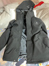骆驼冲锋衣男抓绒内胆三合一保暖防水户外登山冲锋衣外套女 O005W4，冰川灰 ，中性【抓绒】 S 实拍图
