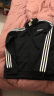 阿迪达斯（adidas）外套男 2026秋季新款运动休闲服透气衣立领夹克时尚潮流男装 三叶草/黑色立领/三条纹 M 推荐135-155斤 实拍图