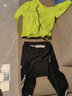 沃萨维（WOSAWE）春秋季公路车薄款长袖自行车骑行服高弹透气速干山地车短袖上衣男 初适-荧光绿长袖套装 吸湿排汗 L (适合70-80KG） 实拍图