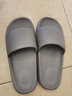 惠夫人拖鞋男室内夏季防滑软底洗澡家用情侣平跟女士家居家浴室凉拖鞋 【简约/轻】深蓝 42-43 （适合41-42码穿） 实拍图