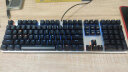 达尔优（dareu）EK815机械合金版机械键盘 有线键盘 游戏键盘 108键单光键盘 电脑键盘  吃鸡键盘 茶轴 实拍图