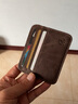 Geremen 男士钱包短款女士卡包男士薄驾驶证件包卡包头层牛皮小钱包C022 实拍图