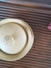 藏壶天下紫砂三才盖碗单个茶碗带盖紫砂杯不烫手敬茶杯茶具三泡台青莲盖碗 段泥高款 实拍图