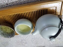 汝道 茶盘储水式竹盘 排水中平板长方形竹制茶盘干泡盘 家用茶具托盘小茶托盘迷你茶盘单盘 条纹蓄水茶盘27X14X3CM 实拍图