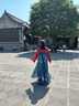 古典复古古风簪子古代步摇流苏古装头饰女汉服发饰 淑女款红色 实拍图