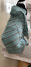 朵朵·可可秋冬新款女软绵绵珊瑚绒睡衣套装日系条纹可爱家居服可外穿 孔雀蓝 170(XL) 实拍图