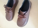 真皮小皮鞋女2023新款女鞋软底软面软牛皮休闲百搭厚底乐福鞋单鞋 深棕色 38 实拍图