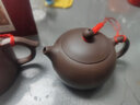 徐保国 宜兴纯全紫砂壶手工泡茶壶家用功夫茶具套装名家紫砂壶 紫泥卡盖西施 约 200ml 实拍图