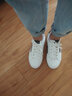 回力女鞋小白鞋女百搭冬季新款帆布鞋女低帮板鞋男学生休闲鞋潮鞋子女 白黑色反光帆布款 37 女生偏大，建议拍小一码 实拍图