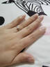 喜钻现货闪发-铂金钻戒女求婚结婚钻石戒指六爪婚戒送女友情人节礼物 【表白真爱】共50分H色SI 实拍图