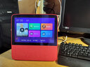 小度 智能屏X8 带屏智能音箱8英寸高清影音娱乐智慧屏小杜在家触屏wifi蓝牙音响家用百度机器人助手 小度在家智能屏X8 红色 【官方标配】【全国联保】 实拍图