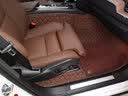 懒狼 沃尔沃XC90脚垫s90 s80l s60 V90CC XC60全包围真皮汽车脚垫 【头层牛皮】内饰咖+耐磨碳纤丝 沃尔沃XC60专用 实拍图