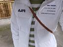 斐乐（FILA） 羽绒服男装冬季保暖连帽运动休闲长袖加厚外套开衫男装上衣 标准白-WT S 165/88A 实拍图