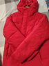 埃尔蒙特连帽加厚羽绒服男款保暖衣耐磨外套女防泼水冬季防风御寒 【城际系列】女士红色 XL 实拍图