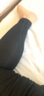 莫代尔超薄款女士秋衣秋裤女套装德绒发热棉暖内衣女薄款发修身显瘦 黑色 M (160) 实拍图