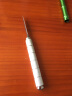 户外工具多功能小刀破窗器不锈钢战术笔小直刀笔带撞锤 可拆卸 白色 实拍图