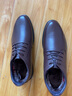 奥康棉鞋男冬季加绒保暖皮鞋真皮休闲加厚棉皮鞋爸爸鞋 棕色 加绒 41 实拍图