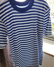体能服 短袖海魂衫男体能短袖套装体能服蓝白t恤体能训练迷彩服圆领休闲意設透气迷彩短袖T恤 单上衣 175/92-96 实拍图