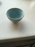 凝雅 汝窑茶杯单杯开片可养 冰裂纹汝瓷创意主人杯陶瓷品茗杯茶盏茶碗 凝雅斗笠杯一个（天青约55ml） 实拍图