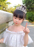 蓝莓兔女童皇冠头饰水晶儿童王冠公主生日韩式走秀演出小女孩发饰品发箍 皇冠-彩钻 实拍图