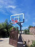 MOREKO 球框标准高度成人可扣篮户外家用室内可升降可移动培训篮球架 钢化玻璃（137*81cm）+铁底+铁网 晒单实拍图
