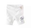 戴维贝拉（DAVE＆BELLA）夏装新款儿童女童短裤 婴幼儿宝宝弹力五分裤子 白色 90cm（建议身高80-90cm） 晒单实拍图