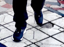 乔丹篮球鞋男鞋耐磨户外2024新款透气减震高帮男鞋学生防滑运动鞋 黑色白色 43 实拍图