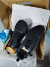 361°男鞋黑色运动鞋男跑步鞋网鞋秋冬季新款透气网面大码休闲旅游鞋子 曜石黑2262 39 实拍图