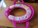 虞冕儿童1-3-8岁宝宝马桶梯小孩男女马桶圈婴幼儿座便器椅加大坐便圈 玫红色 带软垫 实拍图