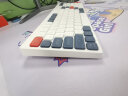 云墨（YUNMO） 无线蓝牙键盘鼠标套装可充电双模静轻音办公家用商务电脑笔记本手机平板通用外设打字 白蓝色键鼠（2.4G无线+蓝牙+电量显示) 无光 实拍图